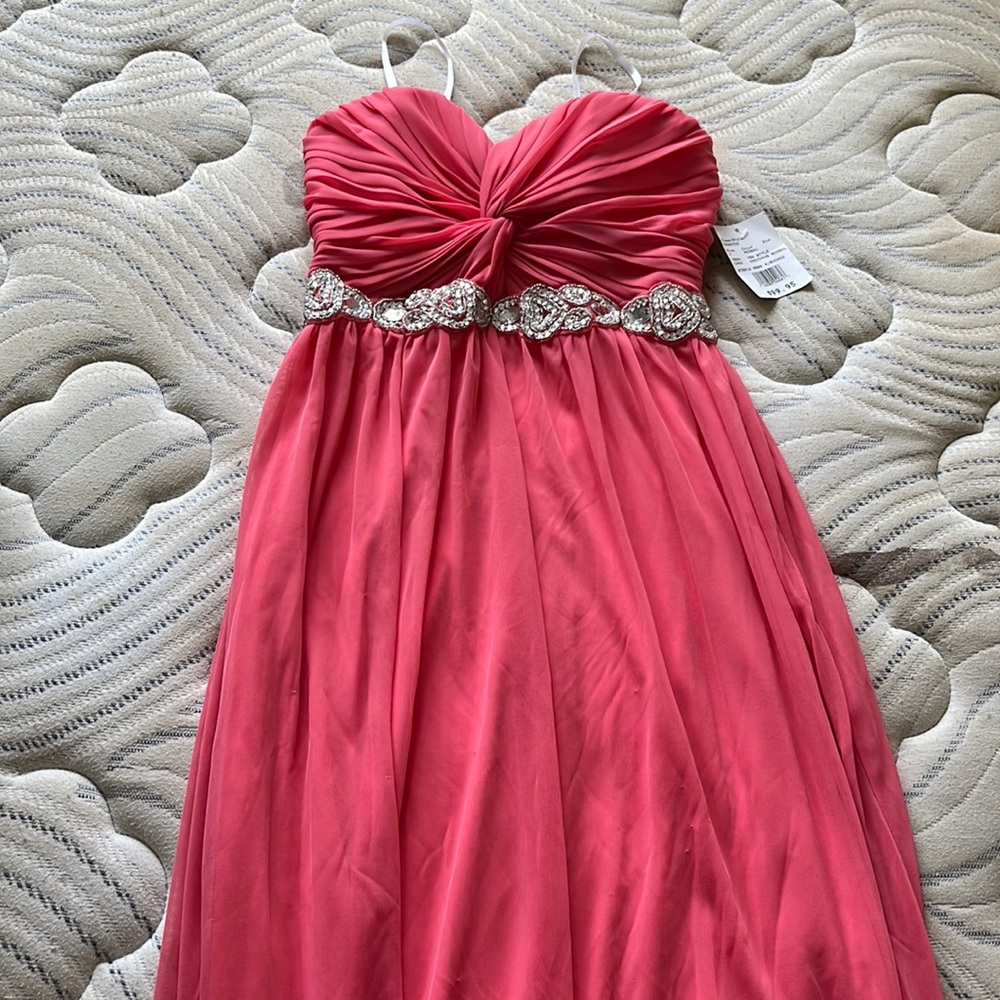 David’s bridal long prom dress